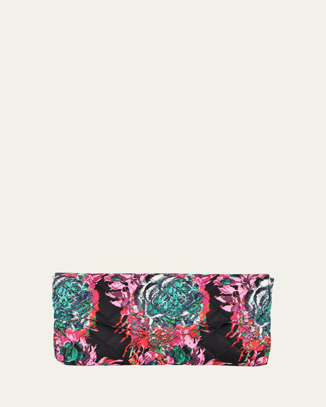 Medium Flap Printed Clutch Bag